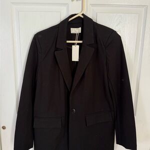 NWT Z Supply Elegant Black Blazer Size S